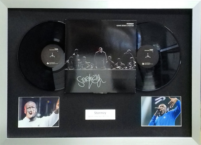 LOT 46 - STORMZY SIGNED ‘GANG SIGNS & PRAYER’ ALBUM